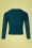 Mak Sweater 36992 50s Jennie Teal Blue Sweater 210212 008W