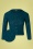 Mak Sweater 36992 50s Jennie Teal Blue Sweater 210212 002Z