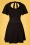 Vixen - Felicity Flare Dress Années 50 en Noir 3