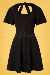 Vixen - Felicity Flare Dress Années 50 en Noir 2