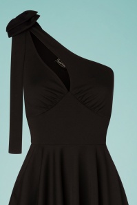 Vixen - 50s That Little Selma Swing Dress in Black 4