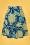 King Louie - 60s Serena Coronado Skirt in Peacoat Blue 3