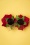 Banned 35394 Flower Hairpin Hairclip Roses Red Be My Valentine 201124 0010 W