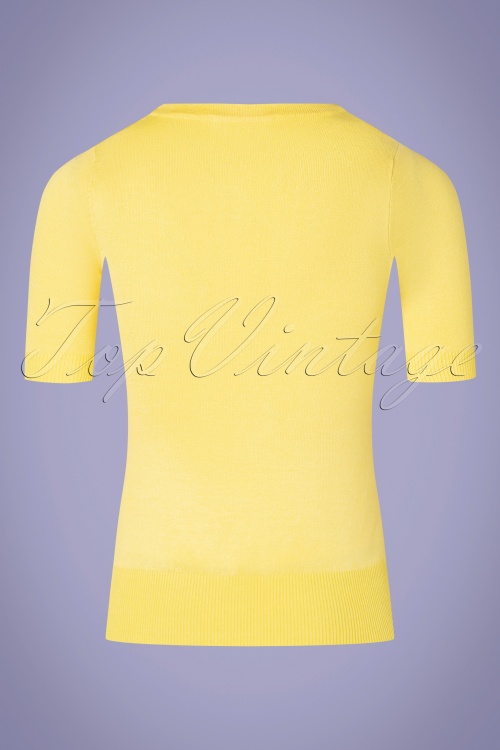 Mak Sweater - Gänseblümchen-Top in Gelb 3