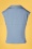 Banned Retro - 40s Afternoon Tea Spot Blouse in Light Blue 2