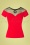 50s Smoulder Top in Red