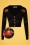 Banned Retro - Strawberry Fields vest in zwart