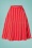 Banned 36069 50s Sailor Stripes Wrap Skirt Red 20201222 001W