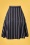 Banned Retro - 50s Sailor Stripes Wrap Swing Skirt in Navy 2
