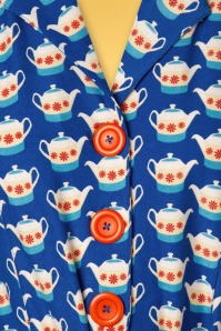 Tante Betsy - 60s Vera Lynn Teapot Dress in Blue 5