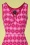Tante Betsy - Retro Gänseblümchen-A-Linien-Kleid in Pink 4