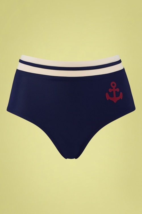 Marlies Dekkers - Starboard High Waist bikinibroekje in blauw