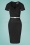 Vintage Chic for Topvintage - Kayla pencil jurk in zwart 2