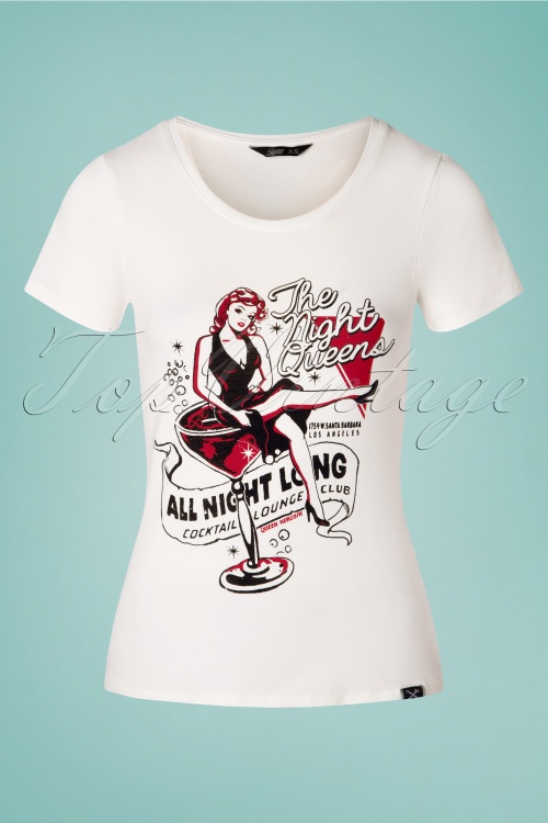 Queen Kerosin 37072 White Shirt The Night Queens 20210301 004W