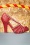 Lola Ramona ♥ Topvintage - Juni-Karnevals-Party-Pumps in Rot und Creme 5