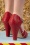 Lola Ramona ♥ Topvintage - Juni-Karnevals-Party-Pumps in Rot und Creme 6