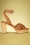 Tamaris - Zorana High Heel Platform Sandals Années 70 en Cognac 5