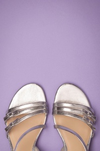 Tamaris - Edith sandalen met bandjes in zilver 3