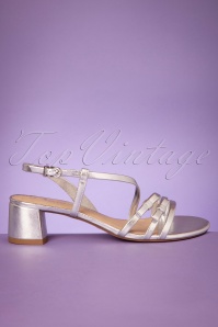 Tamaris - 60s Edith Strappy Sandals in Silver 5