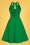 Collectif 37628 Hadley Plain Swing Dress Green20210301 021LW
