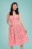Collectif 33721 Kimberly Embroidered Strawberry Dress Pink20210302 020LW