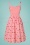 Collectif 33721 Kimberly Embroidered Strawberry Dress Pink Red Green 20210303 0010W