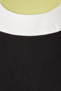 Unique Vintage - Smak Parlour Show Stealer jurk in zwart en wit 5