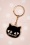 Sass&Belle 37859 Keychain Cat Kitty Black Gold 20210301 0006 W