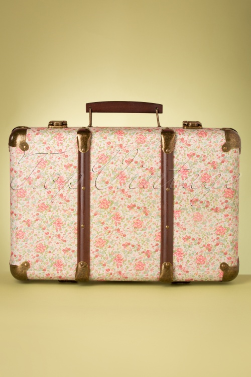 Sass & Belle - Vintage Floral Suitcase Années 50 3