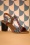 Nemonic - Pop Leather T-Strap Sandals Années 60 en Noir 3