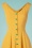Vixen 36840 Mallory Honey Bee Button Down Dress Mustard170221 004V