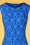 Smashed Lemon - 60s Philly Pencil Dress in Blue 3