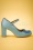 La Veintinueve - 60s Penelope Leather Pumps in Ice Blue 5