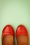 La Veintinueve - 60s Penelope Leather Pumps in Chili Red 3