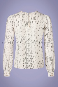 Louche - Lima Cube blouse in wit 3