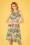 Pretty Vacant - Esme Wild Flower Dress Années 60 en Multi