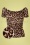 Queen Kerosin - U Boat T-Shirt in Leopard