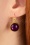 Urban Hippies - 60s Goldplated Dot Earrings in Deep Violet
