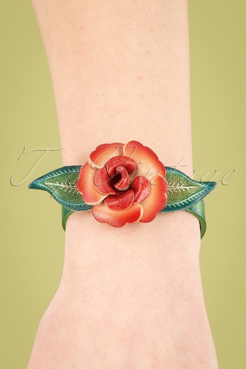 Urban Hippies - Primrose Leather armband in roseship 2