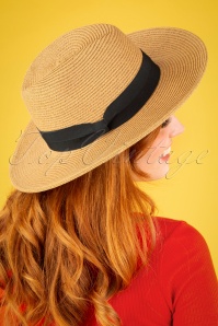 Amici - 50s Tobago Straw Hat in Natural 2