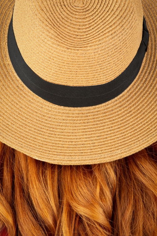 Amici - 50s Tobago Straw Hat in Natural 3