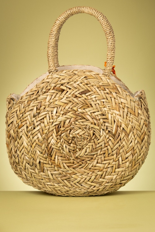 Amici - 50s Hailey Basket Bag in Natural 5