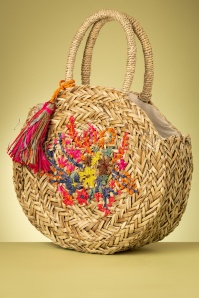 Amici - Hailey Basket Bag Années 50 en Naturel 3