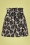 Compania Fantastica - 60s Serina Leaf Shorts in Beige and Black