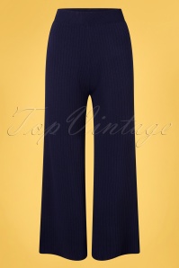 Compania Fantastica - 70s Milo Rib Trousers in Navy
