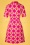 Tante Betsy - 60s Doily Rose Button Down Dress in Pink 7