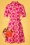 Tante Betsy - Doily Rose Button Down jurk in roze