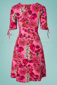 Tante Betsy - 60s Stralsund Mod Flowers Dress in Pink 4