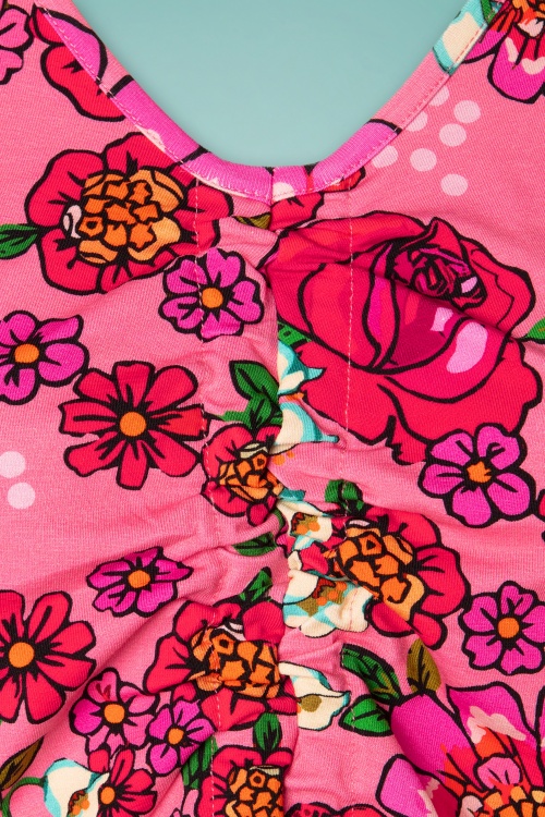 Tante Betsy - Stralsund Mod Flowers jurk in roze 3