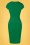 Vintage Chic for Topvintage - Kaylie pencil jurk in smaragd 2